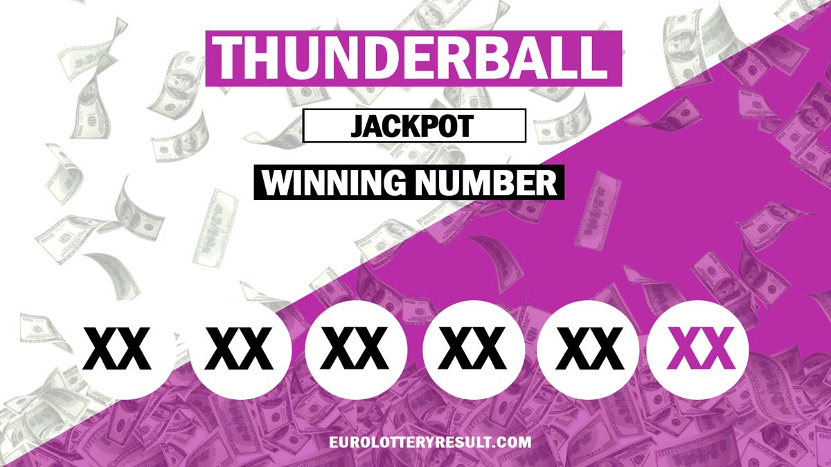 Thunderball Result Tonight National Lottery