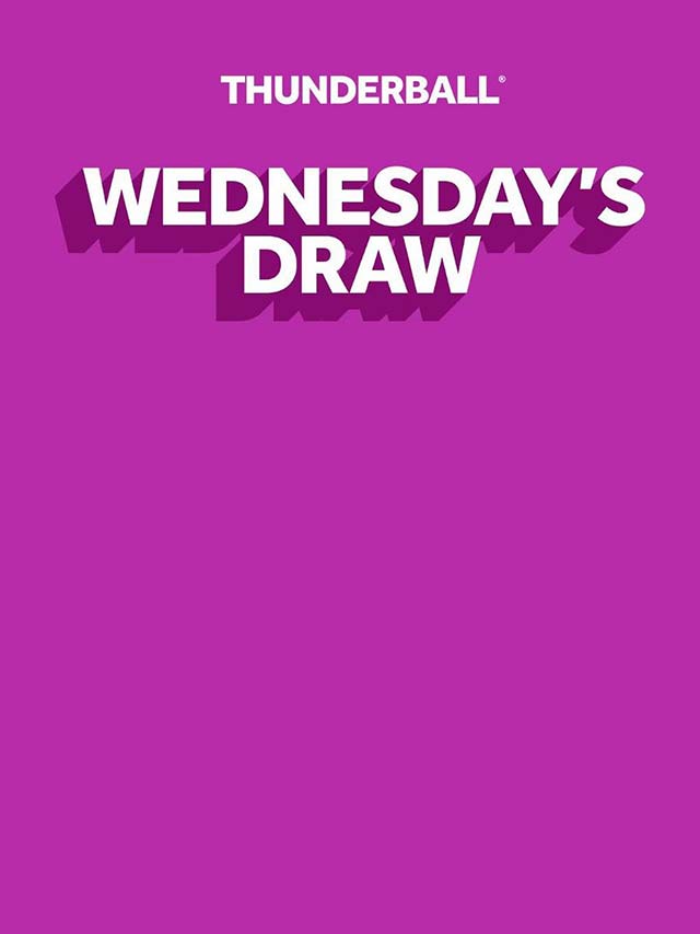 Thunderball Wednesdays Draw