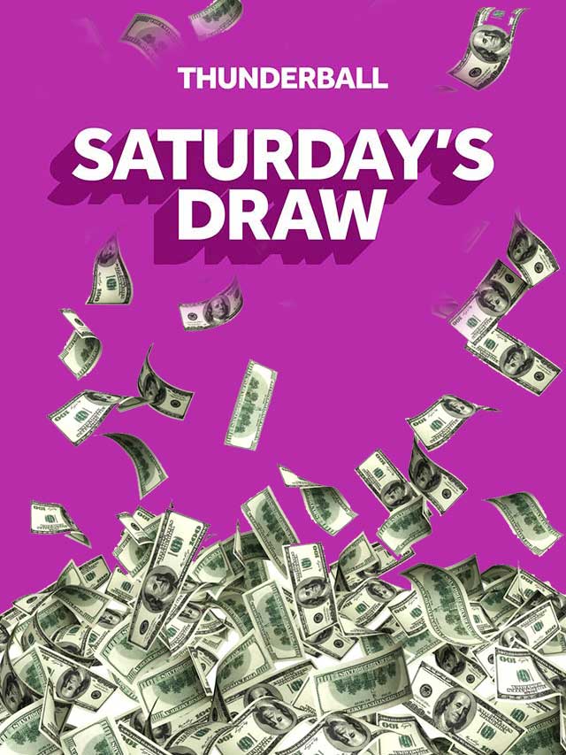 Thunderball Saturdays Draw Result